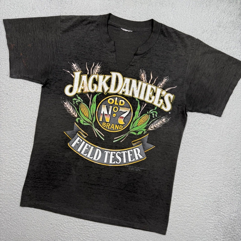 Vintage 80s Jack Daniel's Field Tester Alcohol T-shirt